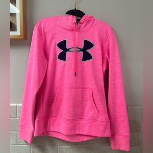 Under Armour pink hoodie in size small